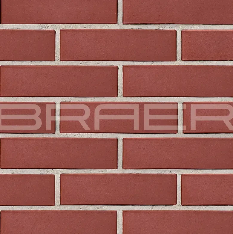 Кирпич облицовочный бордо одинарный 1 NF гладкий М-150 Браер
