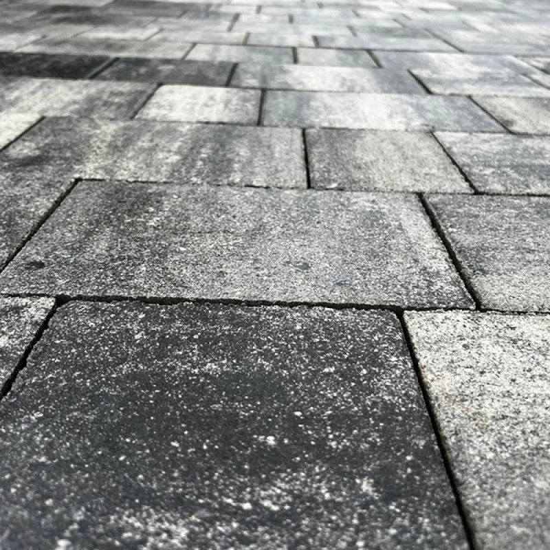 Тротуарная плитка КОЛОР МИКС №5 Антрацит НОВЫЙ ГОРОД 1НГ4Ф Нобетек 40 мм