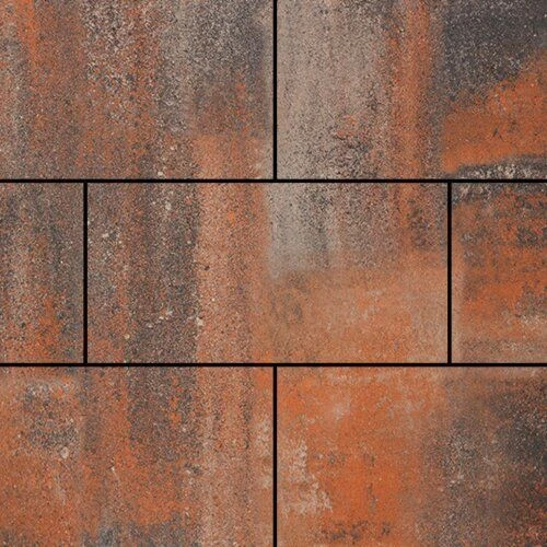 Тротуарная плитка Парк Плейс Брук Гладкая SteinRus 60 мм