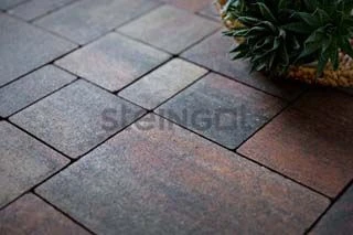 Тротуарная плитка Бавария Темно-красная Steingot 60 мм