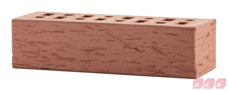 Клинкер фасадный тёмно-красный Эдинбург 0,71 NF береста ЛСР
