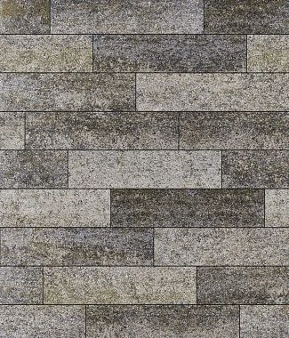 Тротуарная плитка ПРЯМОУГОЛЬНИК Листопад гладкий Хаски В.11.П.10 Выбор 100 мм