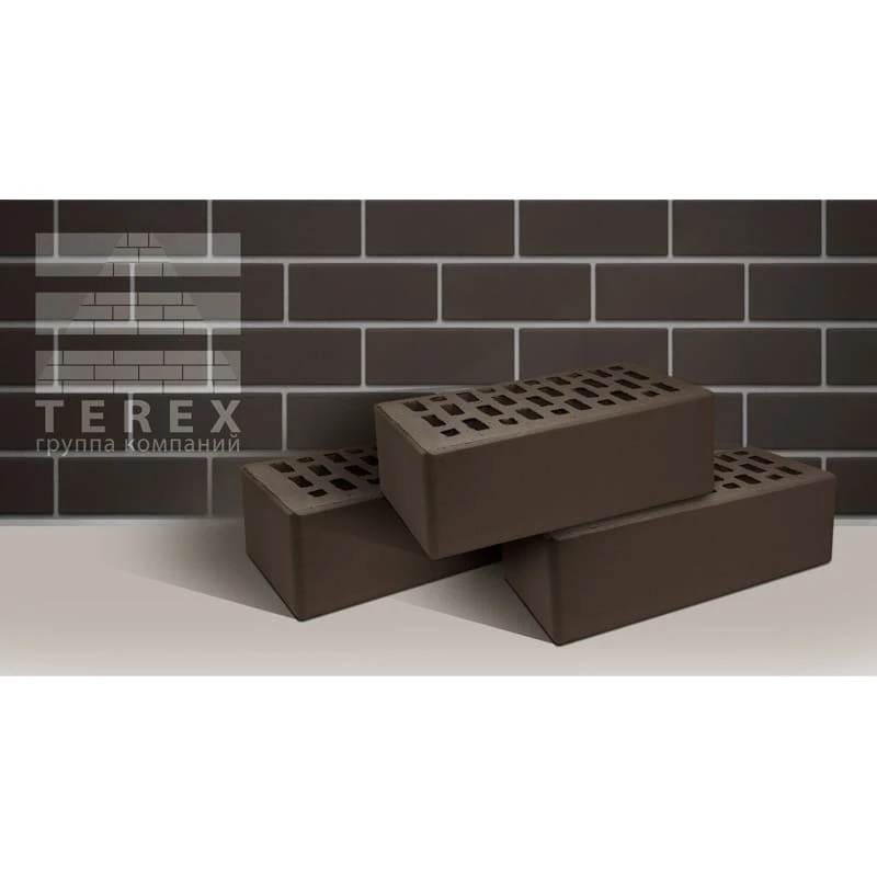 Кирпич облицовочный Какао полуторный 1.4 NF гладкий Терекс