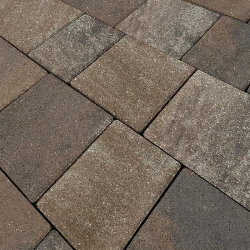 Тротуарная плитка КОЛОР МИКС №26 Орех НОВЫЙ ГОРОД 1НГ4Ф Нобетек 40 мм