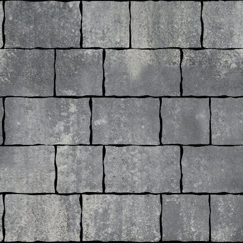 Тротуарная плитка Palermo Бежевый Гладкая SteinRus 80 мм