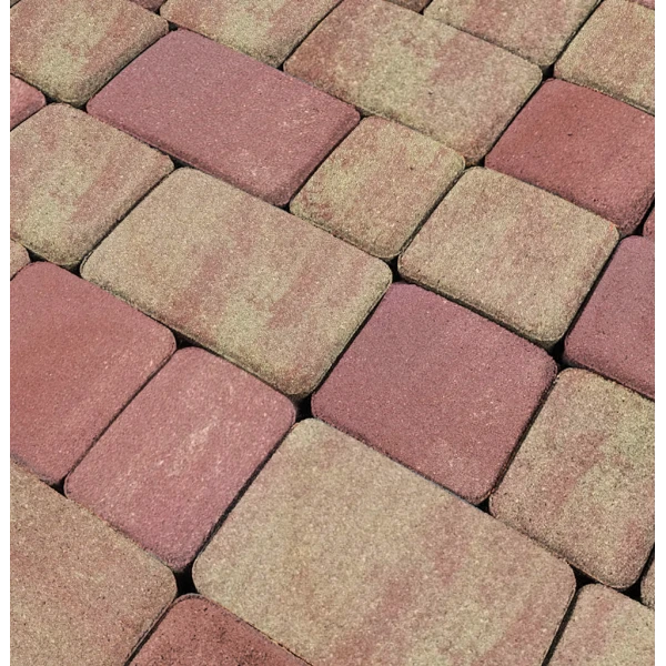 Тротуарная плитка НОВАЯ КЛАССИКА 1НКЛ5Ф КОЛОРМИКС №1 Рассвет Нобетек 50 мм