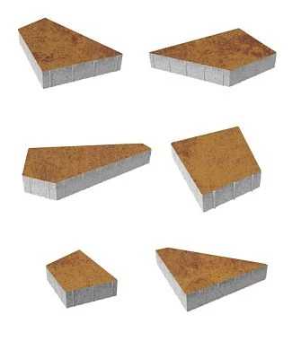Тротуарная плитка ОРИГАМИ Листопад гладкий Каир Б.4.Фсм.8 Выбор 80 мм