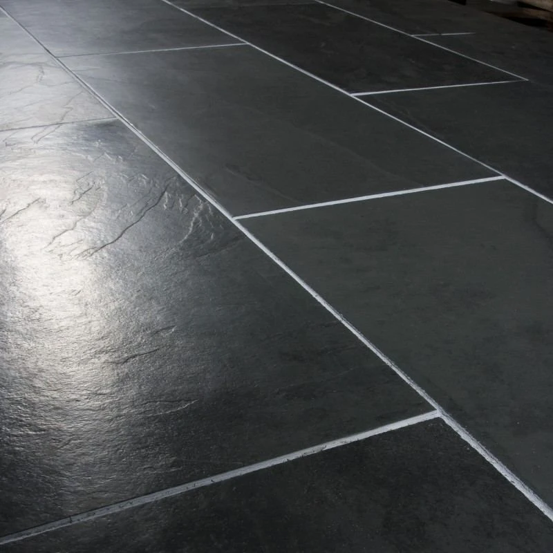 Плитка Черный сланец (браш) 600х600 Pharaon