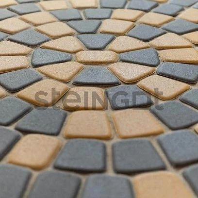 Тротуарная плитка Классика круговая Серая Steingot 60 мм