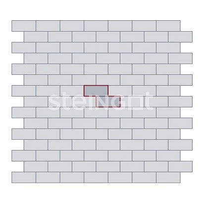 Тротуарная плитка Прямоугольник 200*100 Желтый (верхний прокрас) Steingot 60 мм