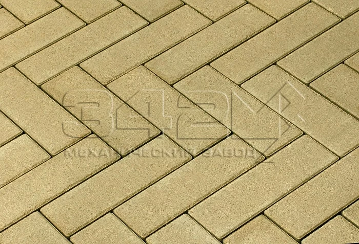 Тротуарная плитка Паркет 240x80x60мм Оливковый 342 МЗ