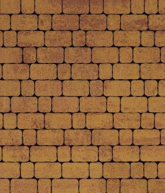 Тротуарная плитка АРЕНА Листопад гладкий Янтарь Б.1.АР.6 Выбор 60 мм