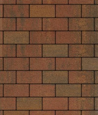 Тротуарная плитка ПРЯМОУГОЛЬНИК 240х120 Листопад гранит Мокко Б.3.П.6 Выбор 60 мм