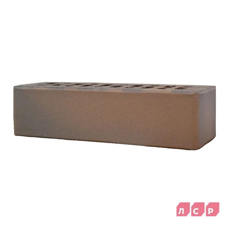 Клинкер фасадный светло-коричневый флэш Прага 0,71 NF гладкий ЛСР
