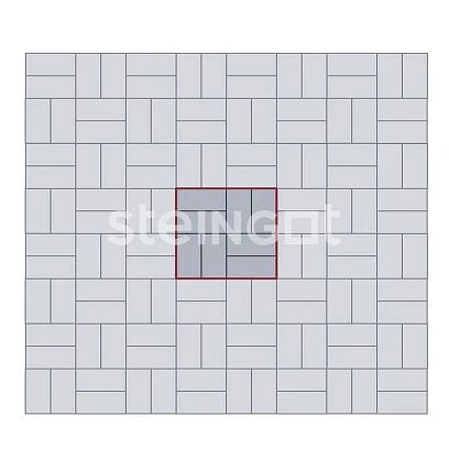 Тротуарная плитка Прямоугольник 200*100 Желтый (верхний прокрас) Steingot 60 мм