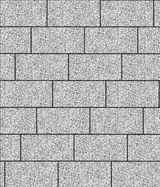 Тротуарная плитка ПРЯМОУГОЛЬНИК 500х250 Стоунмикс Белый с черным Б.17.П.8 Выбор 80 мм