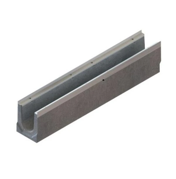 Лотки водоотводные бетонные Standartpark BetoMax DN100 с внутренним уклоном h125-h230 под решетку кл