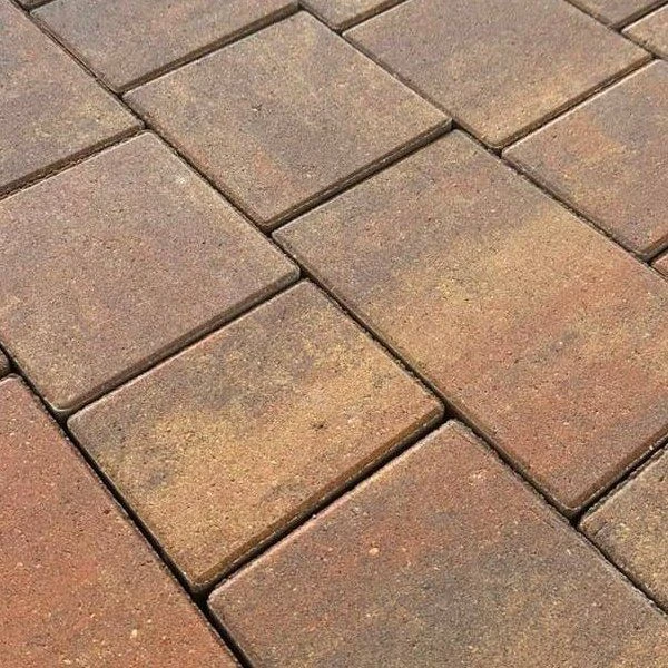 Брусчатка КОЛОР МИКС №27 Карамель НОВЫЙ ГОРОД 1НГ6Ф Нобетек 60 мм