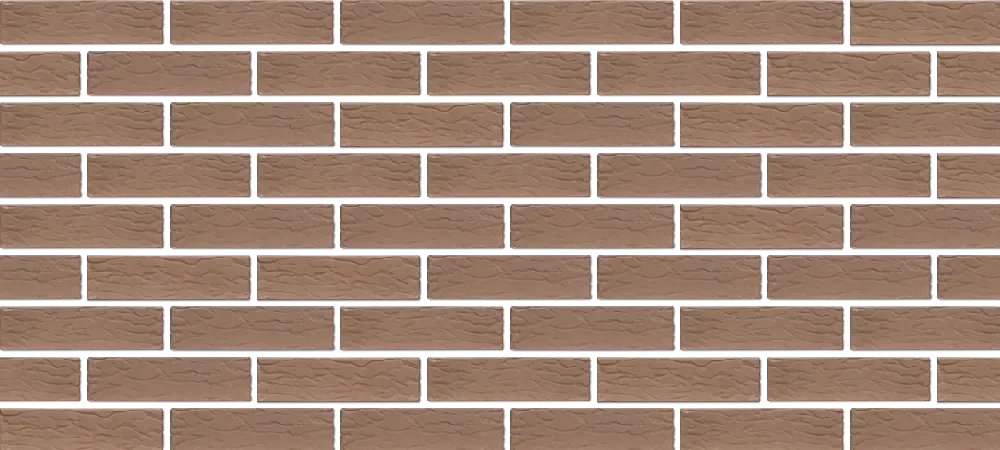 Кирпич облицовочный Какао одинарный 1 NF Рустик Терекс