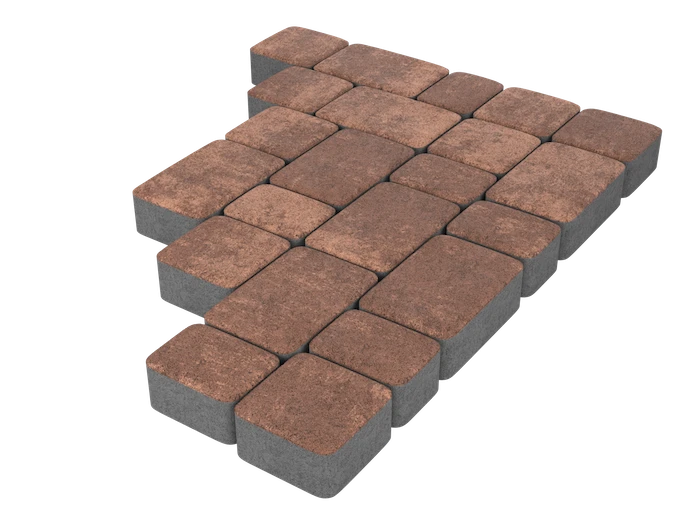 Тротуарная плитка Старый город Мокко Stellard 60 мм