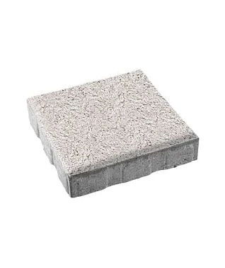 Тротуарная плитка КВАДРАТ Стоунмикс Белый Б.7.К.8 Выбор 80 мм