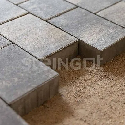 Тротуарная плитка Новый город Штайн Сильвер Steingot 60 мм