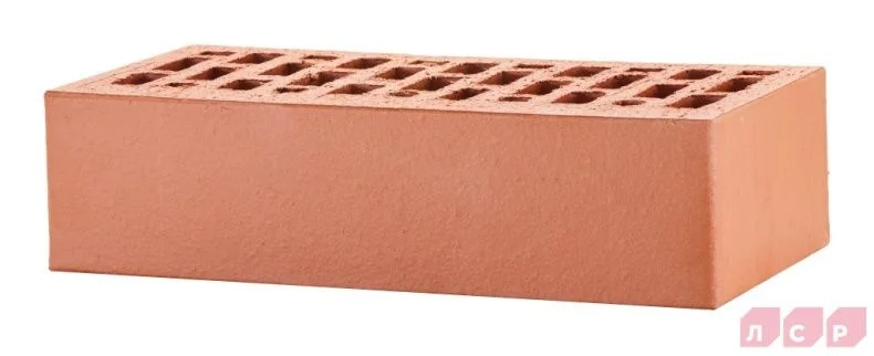 Кирпич лицевой красный 1 NF гладкий ЛСР