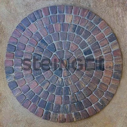 Тротуарная плитка Классика круговая Блэнд Steingot, 60 мм