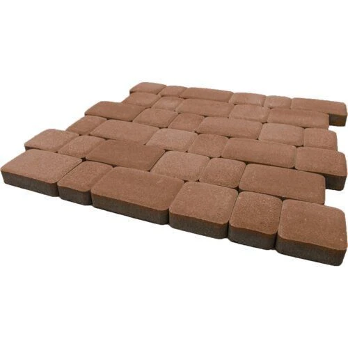 Тротуарная плитка Инсбрук Альт Бежевый Гладкая SteinRus 60 мм