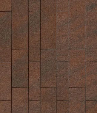 Тротуарная плитка ПАРКЕТ Листопад гранит Антрацит Б.9.Псм.8 Выбор 80 мм