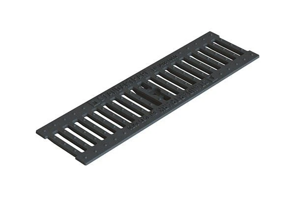 Решетка водоприемная Standartpark Basic DN100 чугунная щелевая кл. С250