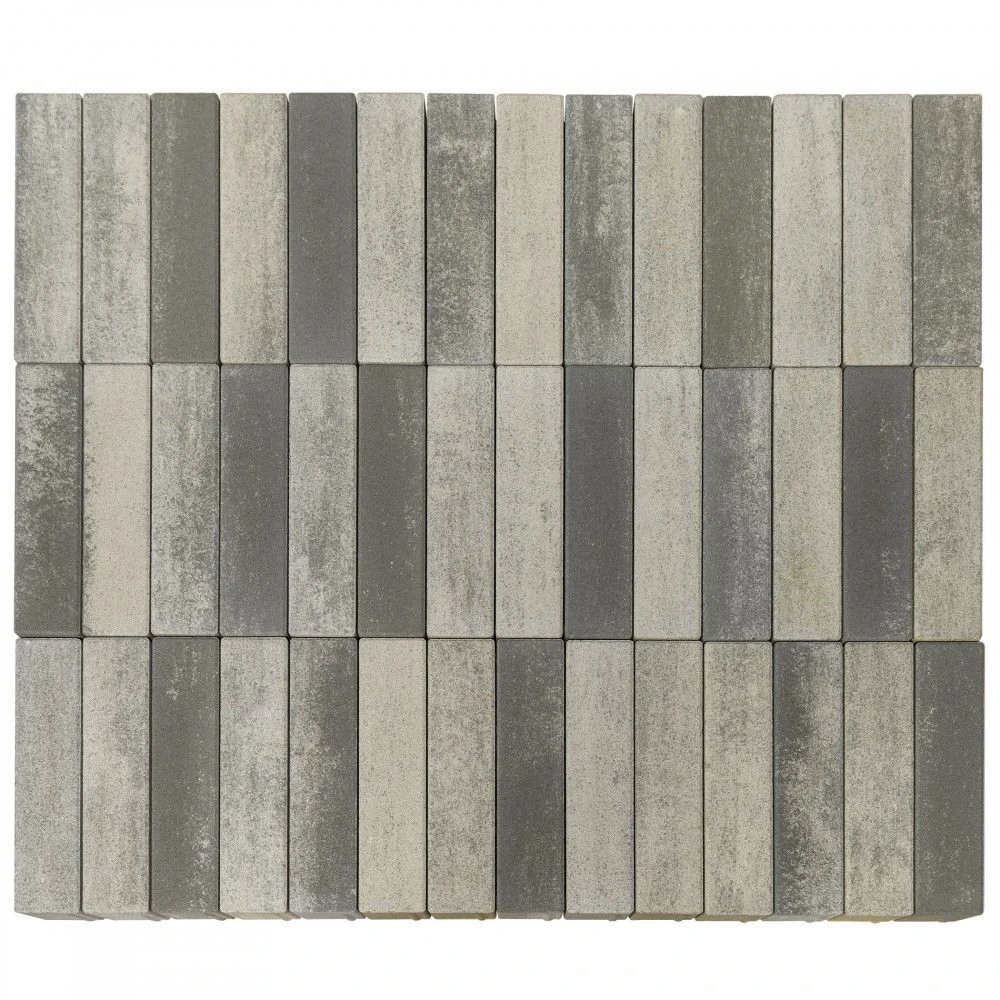 Тротуарная плитка Ригель 2.0, Туман BRAER 60 мм