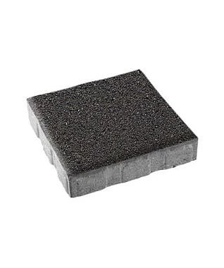 Тротуарная плитка КВАДРАТ Стандарт Черный Б.7.К.8 Выбор 80 мм