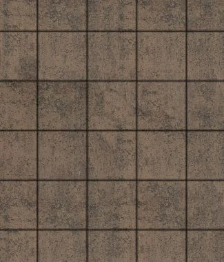 Тротуарная плитка КВАДРАТ 200х200 Листопад гладкий Мустанг Б.2.К.6 Выбор 60 мм