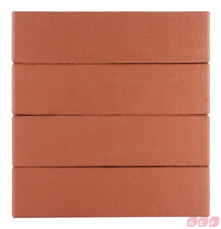 Кирпич лицевой красный 1 NF гладкий ЛСР