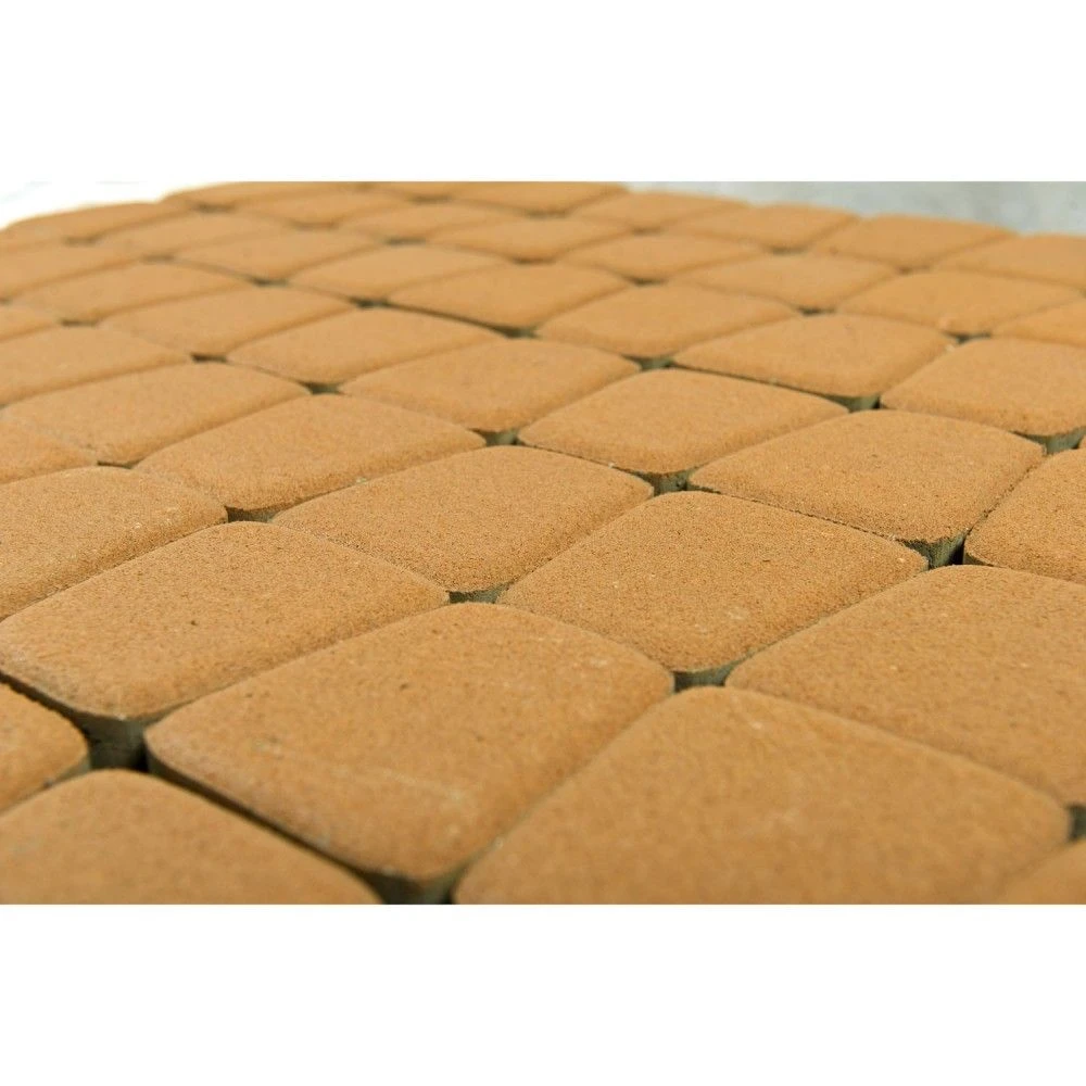 Тротуарная плитка Классико круговая, Янтарный BRAER 60 мм