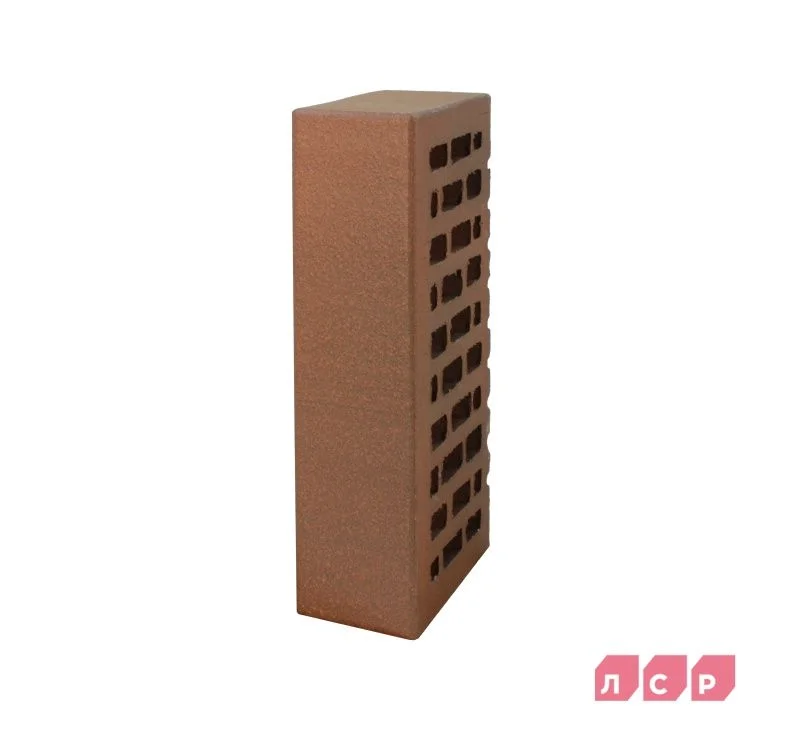 Кирпич лицевой красный флэш ультра 1 NF гладкий ЛСР