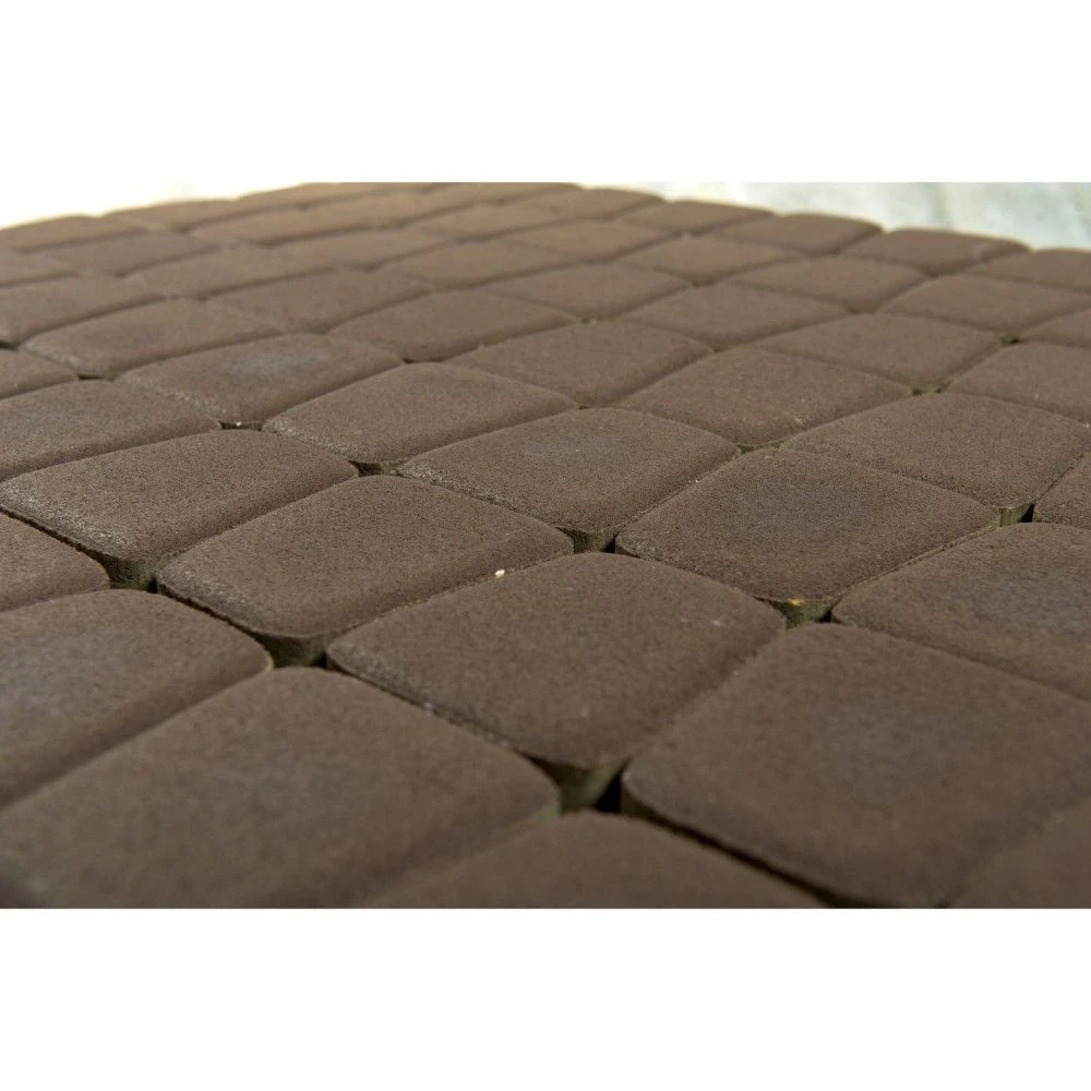 Тротуарная плитка Классико круговая, Коричневый BRAER 60 мм