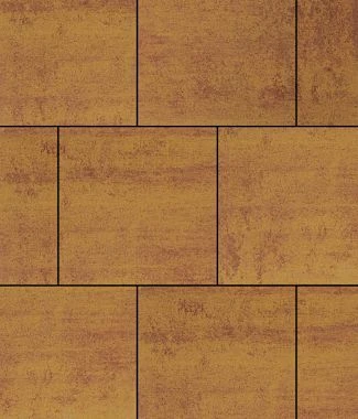 Тротуарная плитка КВАДРАТ 400х400 Листопад гладкий Арабская ночь Б.6.К.6 Выбор 60 мм