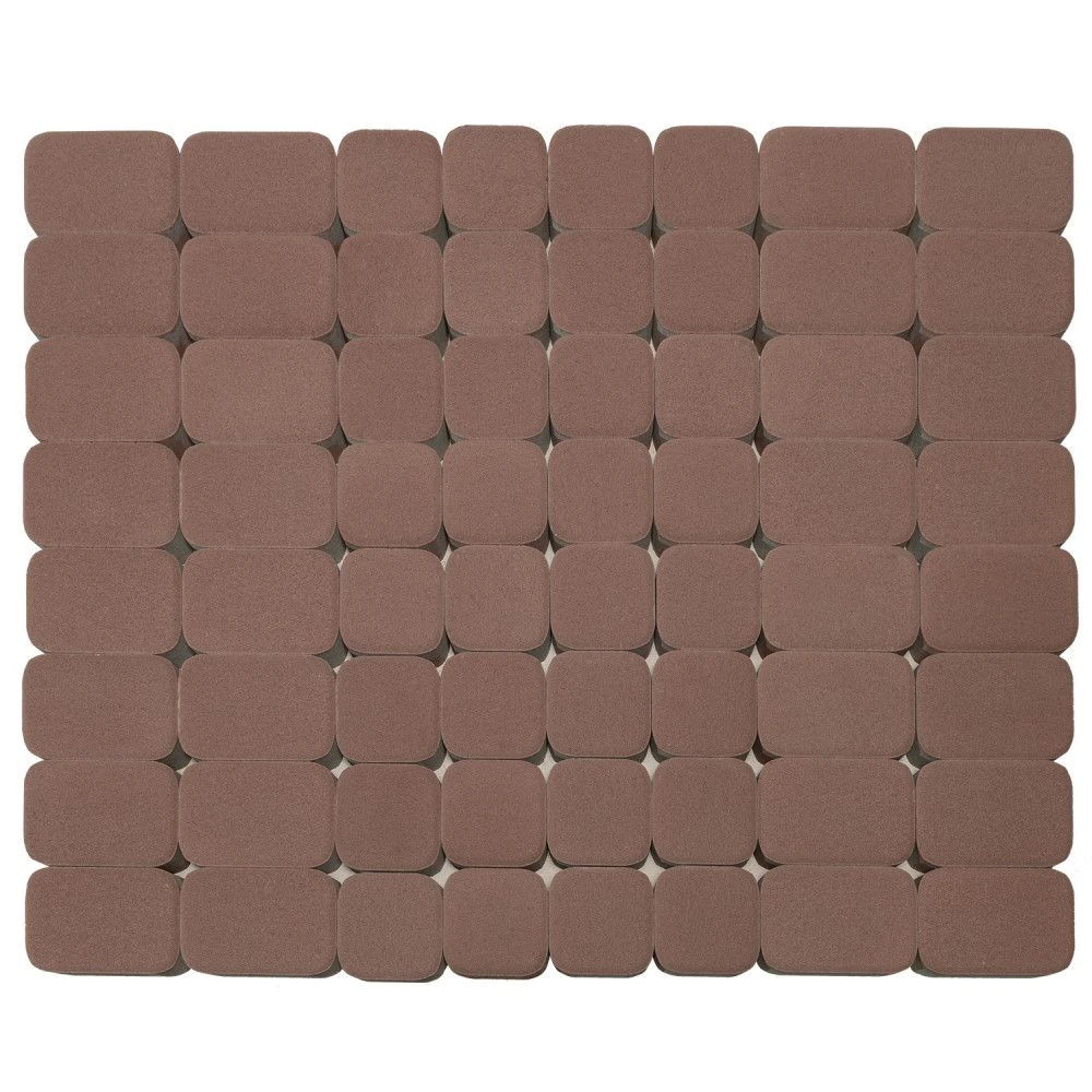 Тротуарная плитка Классико Дуо, Винный BRAER 40 мм