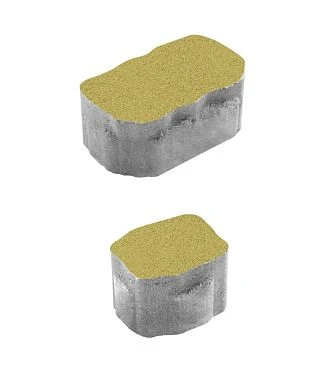 Тротуарная плитка АРЕНА Стандарт Желтый Б.1.АР.6 Выбор 60 мм