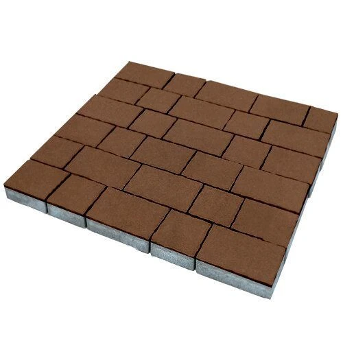 Тротуарная плитка Palermo Бежевый Гладкая SteinRus 80 мм