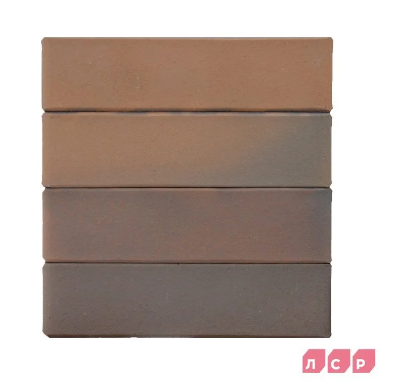 Клинкер фасадный светло-коричневый флэш Прага 0,71 NF гладкий ЛСР