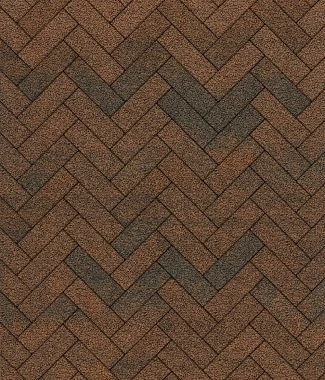 Тротуарная плитка ПАРКЕТ Листопад гранит Мокко Б.4.П.6 Выбор 60 мм