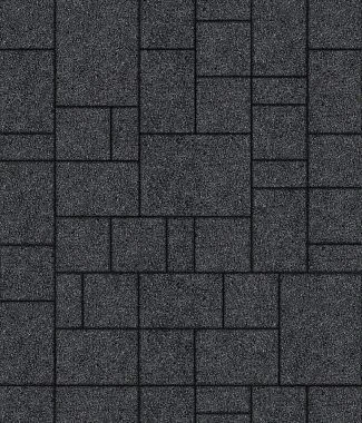 Тротуарная плитка МЮНХЕН Стоунмикс Белый с черным Б.2.Фсм.6 Выбор 60 мм