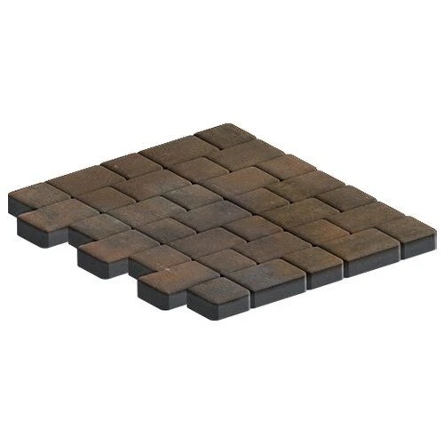 Плитка тротуарная Инсбрук Альт Дуо Штайнрус Гладкая SteinRus 40 мм