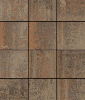 Тротуарная плитка КВАДРАТ 300х300 Листопад гладкий Шелковица Б.1.К.6 Выбор 60 мм