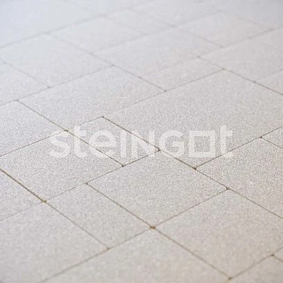 Тротуарная плитка Бавария Белая Steingot 60 мм