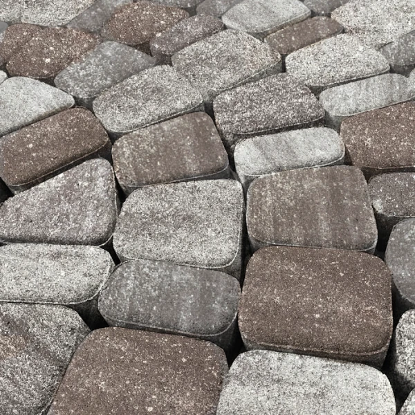 Тротуарная плитка КЛАССИКА 1КЛ6Ф КОЛОРМИКС №25 Шоколад Нобетек 60 мм