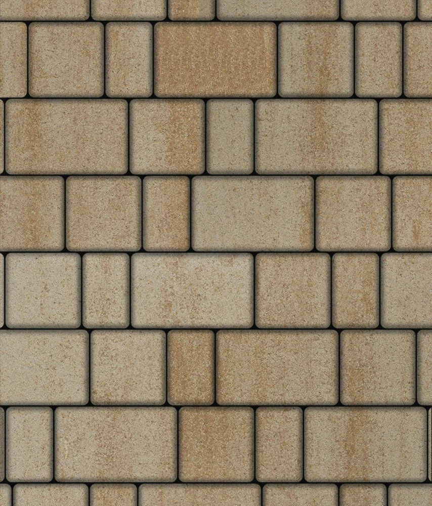 Тротуарная плитка СТАРЫЙ ГОРОД Искусственный камень Степняк Б.1.Фсм.6 Выбор 60 мм